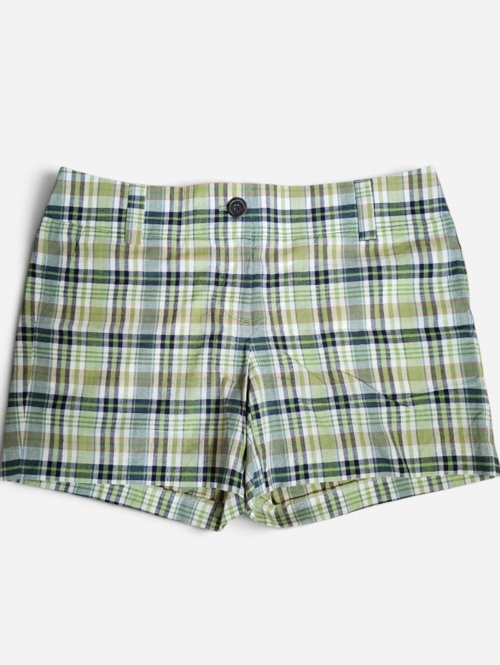 J Crew City Fit Plaid Cotton Shorts